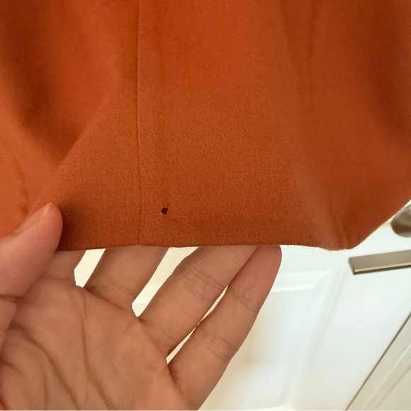 Jil Sander Vintage 100% Cashmere Blazer in Rust Orange - Picture 13 of 13